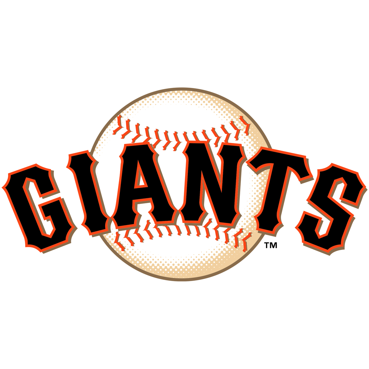 Black San Francisco Giants 10'' Personalized Plush Bear & Baseball Set