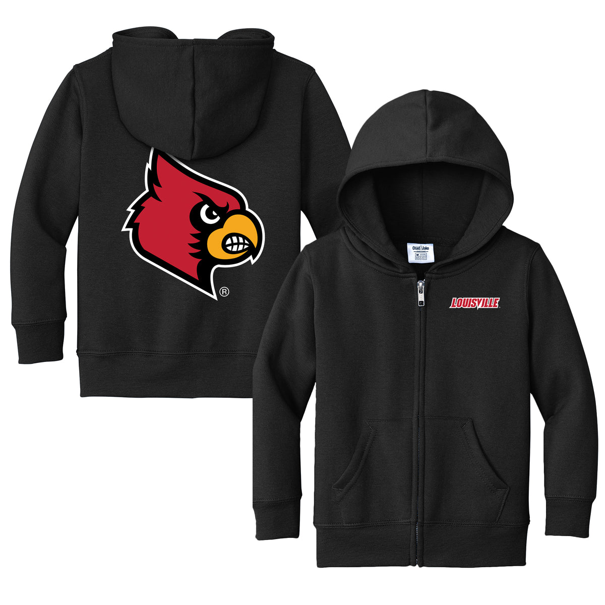 Louisville Cardinals Logo Toddler Full-Zip Sweatshirt – Designs by