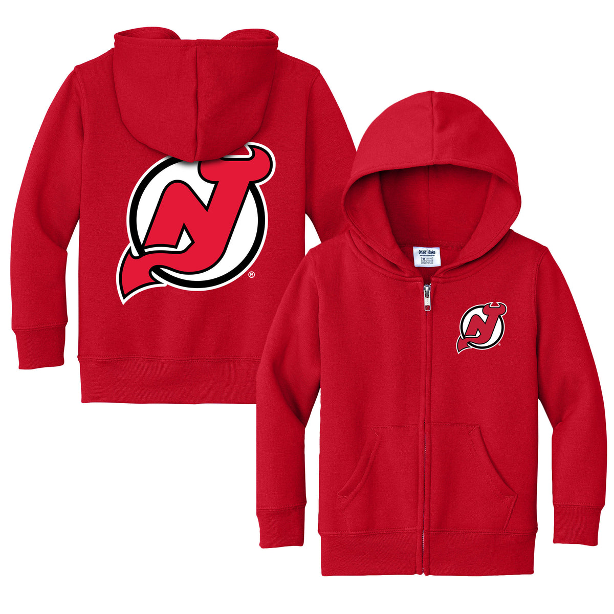 New Jersey Devils Logo Toddler Full-Zip Sweatshirt – Designs by