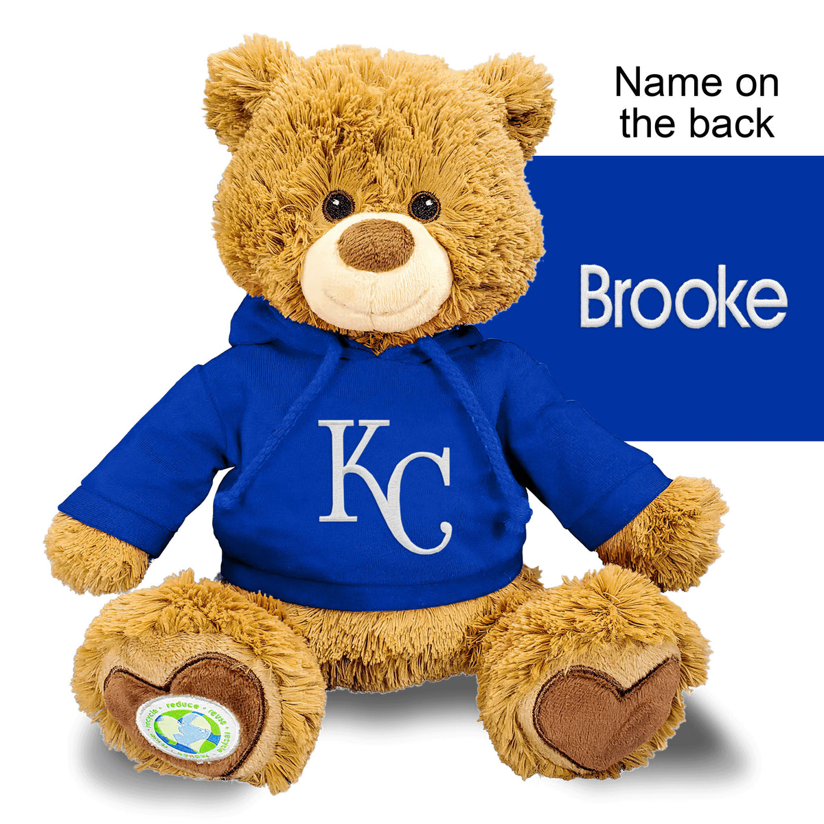 Kansas City Royals 10&& Team Personalized Plush Bear