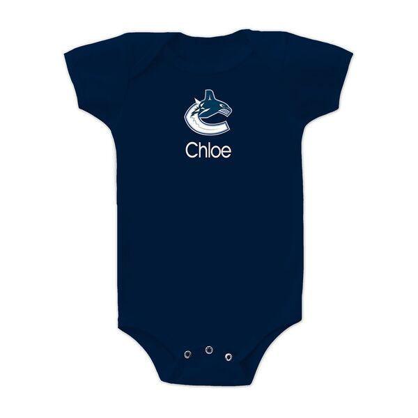 Personalized Vancouver Canucks Bodysuit - Designs by Chad & Jake