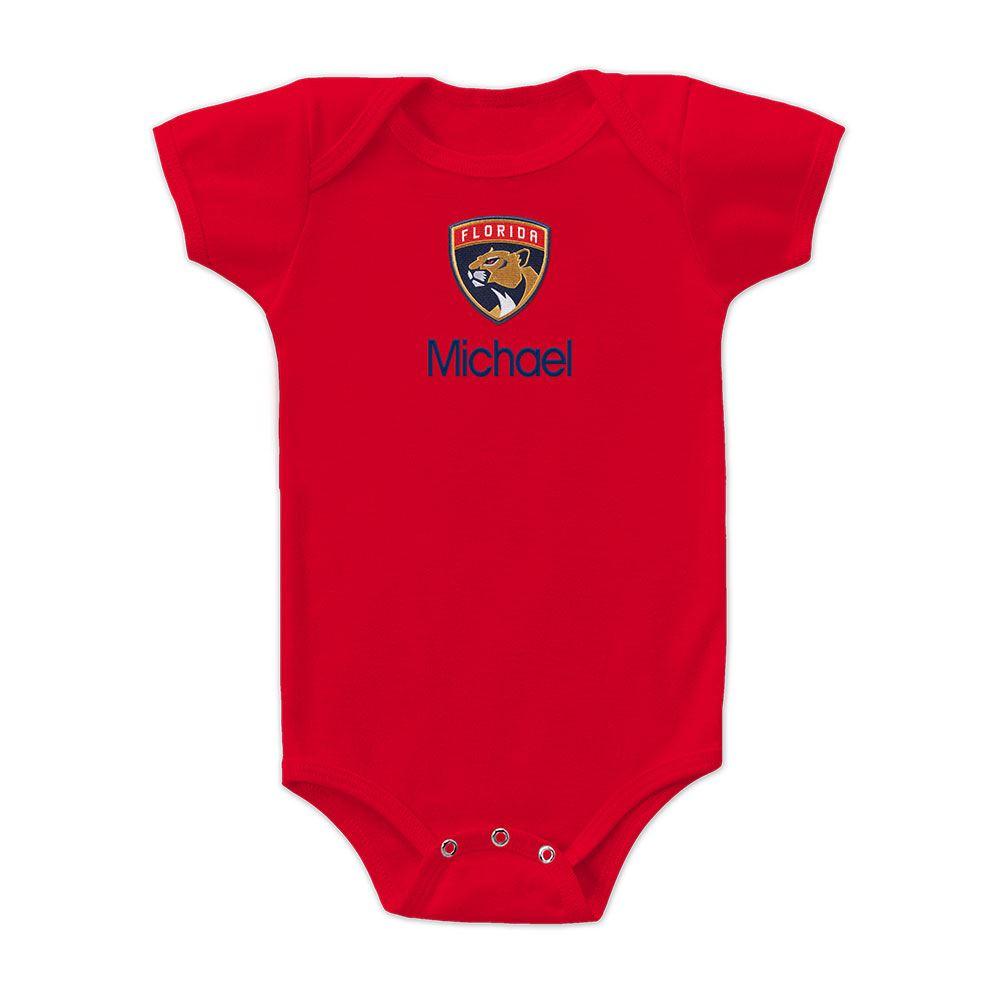 Personalized Florida Panthers Bodysuit - Designs by Chad & Jake