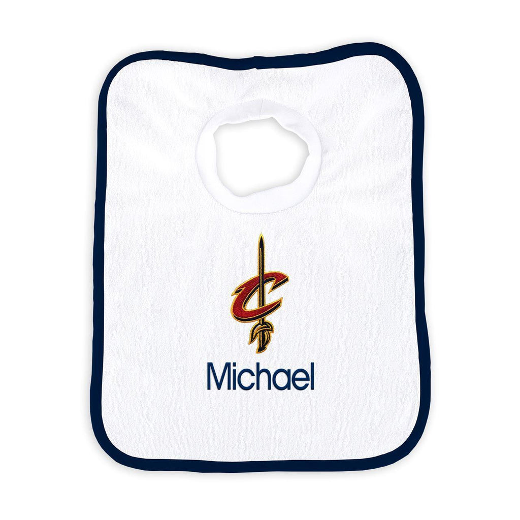 Personalized Cleveland Cavaliers Pullover Bib - Designs by Chad & Jake