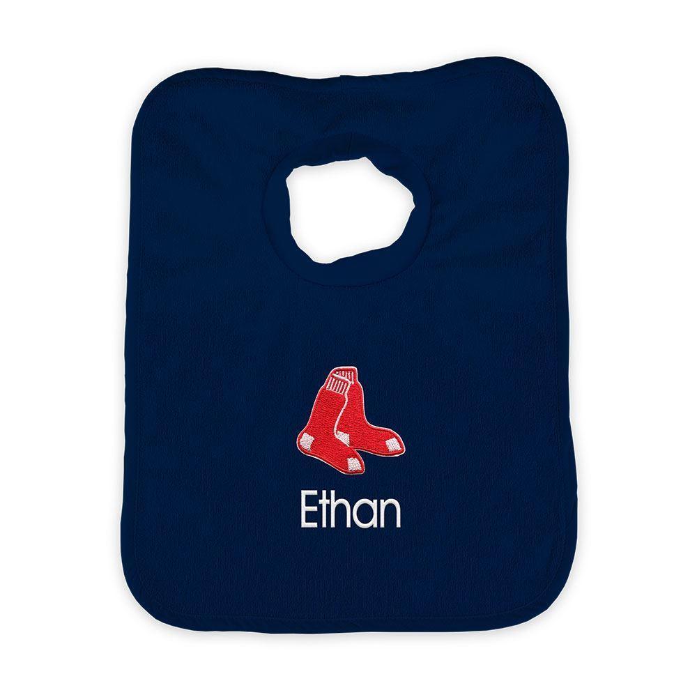 Personalized Boston Red Sox Pullover Bib - Designs by Chad & Jake
