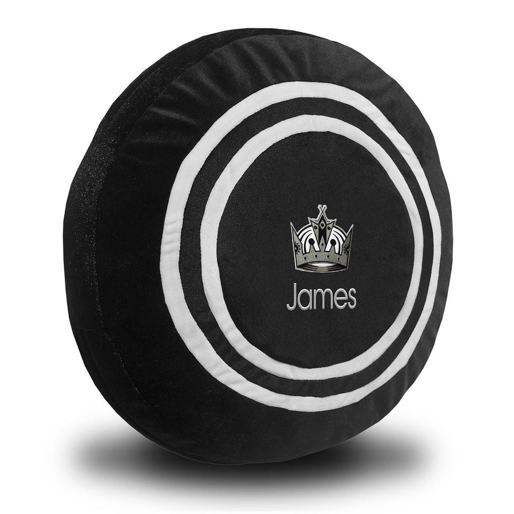 Personalized Los Angeles Kings Plush Hockey Puck - Designs by Chad & Jake