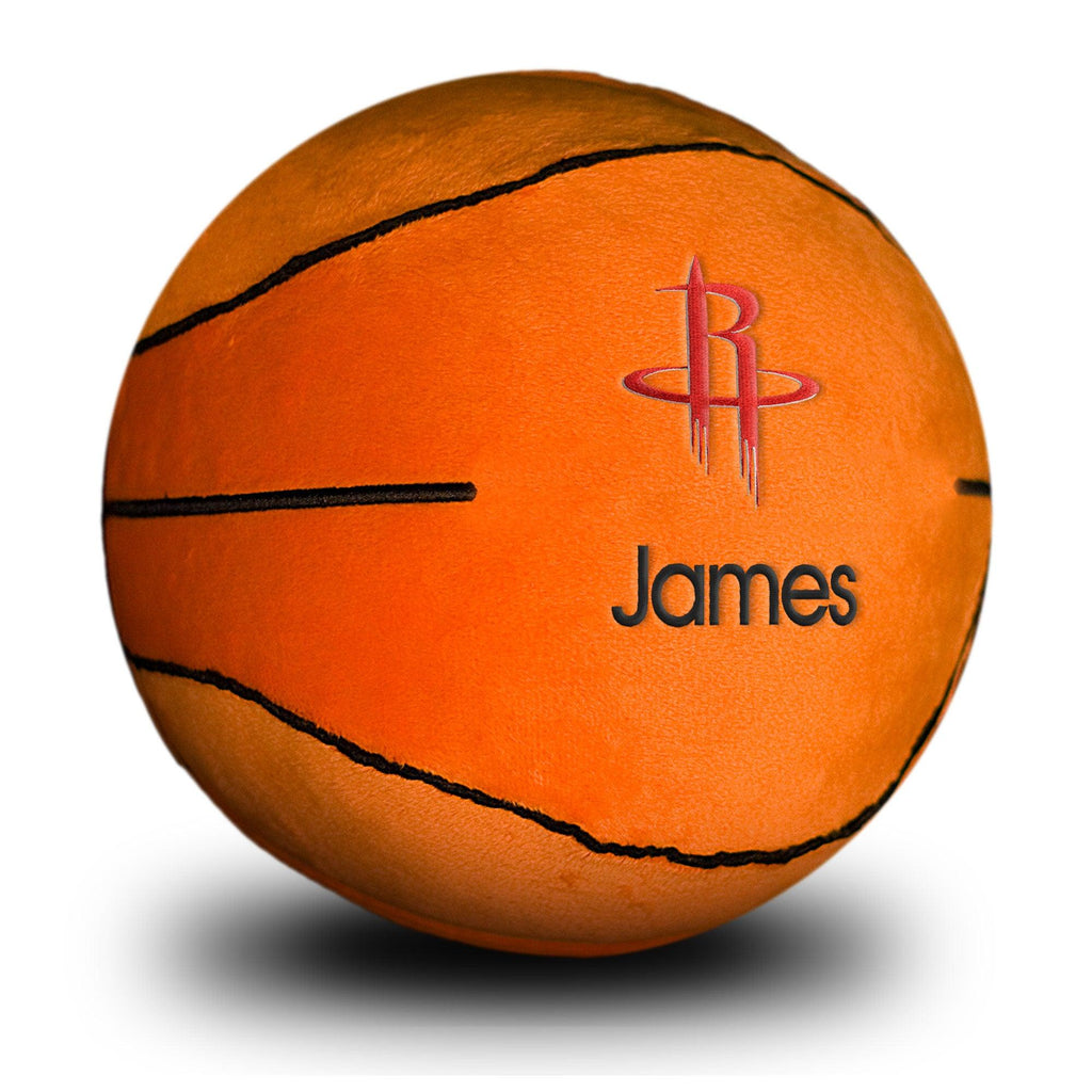Personalized Houston Rockets Plush Basketball - Designs by Chad & Jake