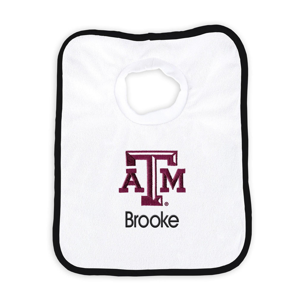 Personalized Texas A&M Aggies Bib - Designs by Chad & Jake