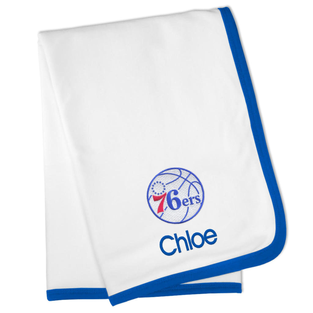 Personalized Philadelphia 76ers Blanket - Designs by Chad & Jake