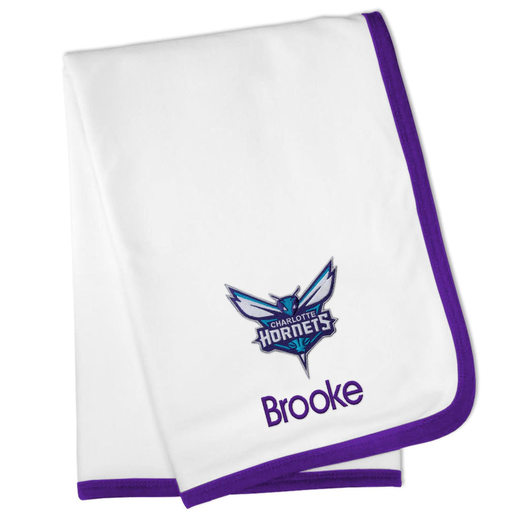 Personalized Charlotte Hornets Blanket - Designs by Chad & Jake