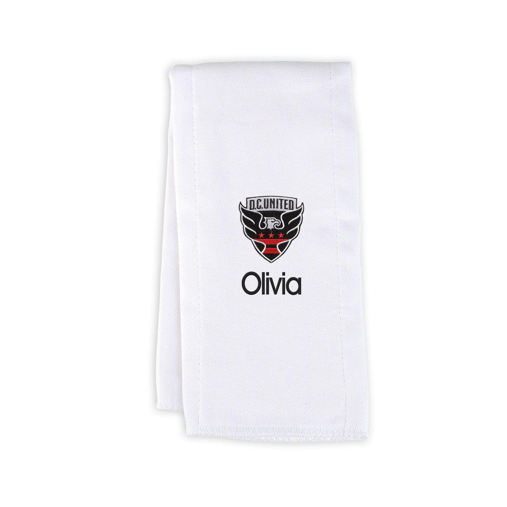Personalized D.C. United Burp Cloth - Designs by Chad & Jake