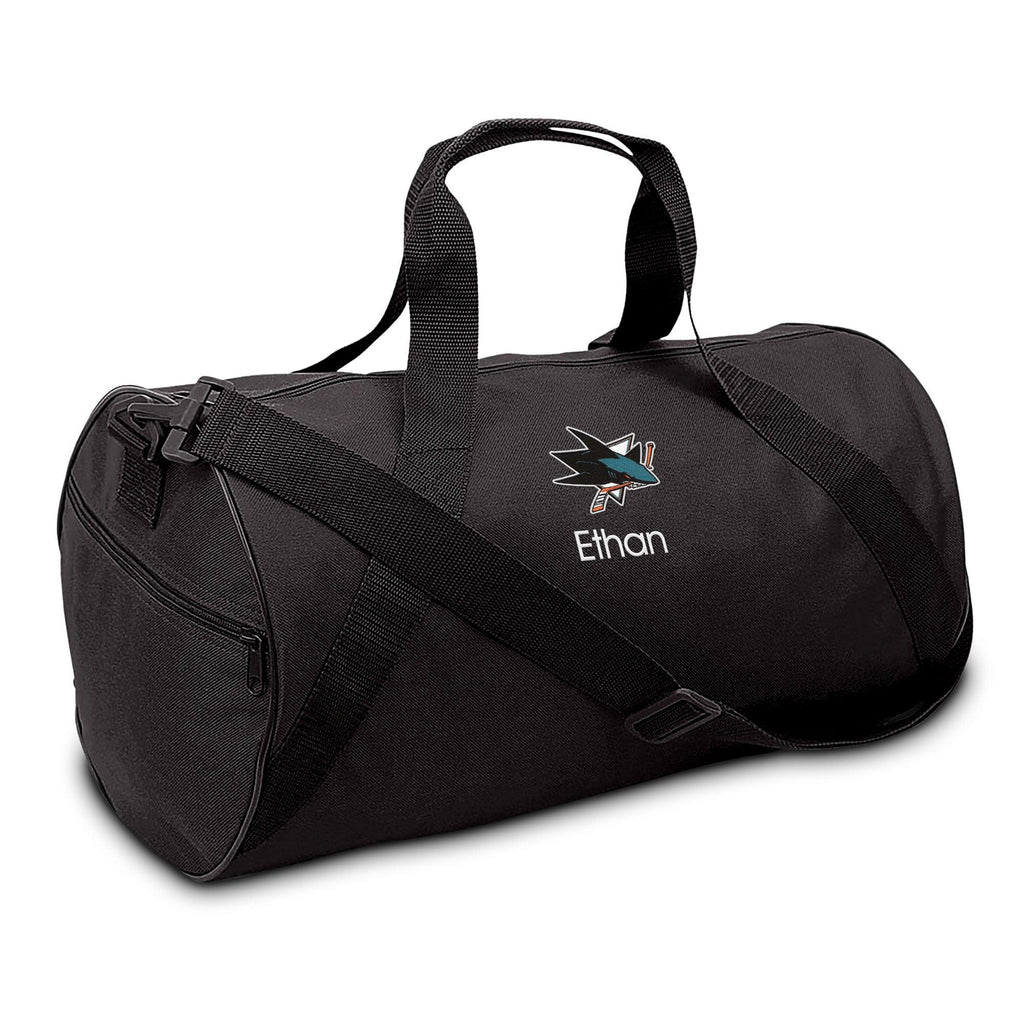 Personalized San Jose Sharks Duffel Bag - Designs by Chad & Jake