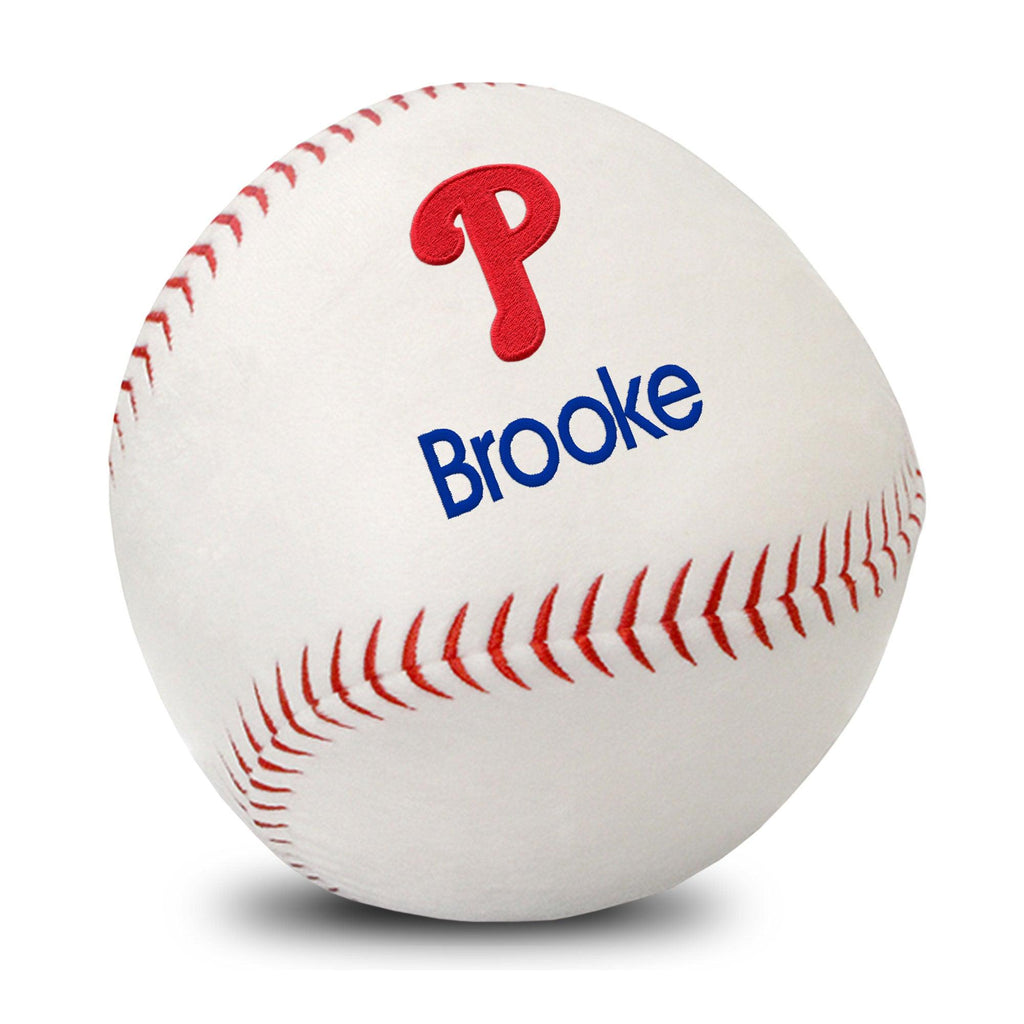 Personalized Philadelphia Phillies Plush Baseball - Designs by Chad & Jake