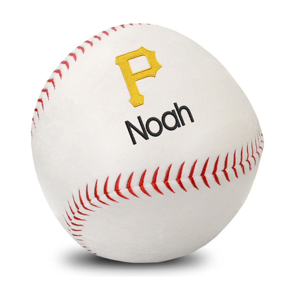 Personalized Pittsburgh Pirates Plush Baseball - Designs by Chad & Jake