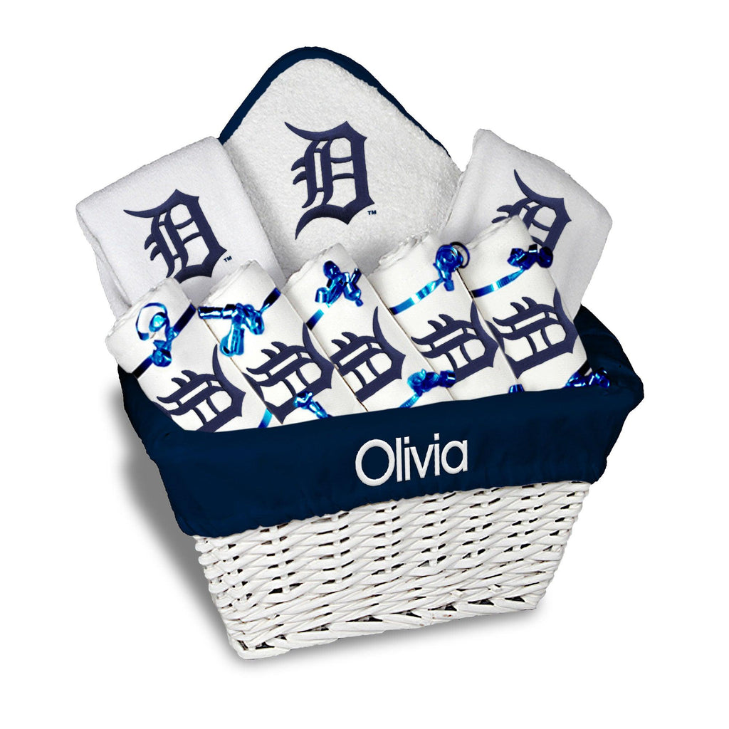 Personalized Detroit Tigers Large Basket - 9 Items - Designs by Chad & Jake