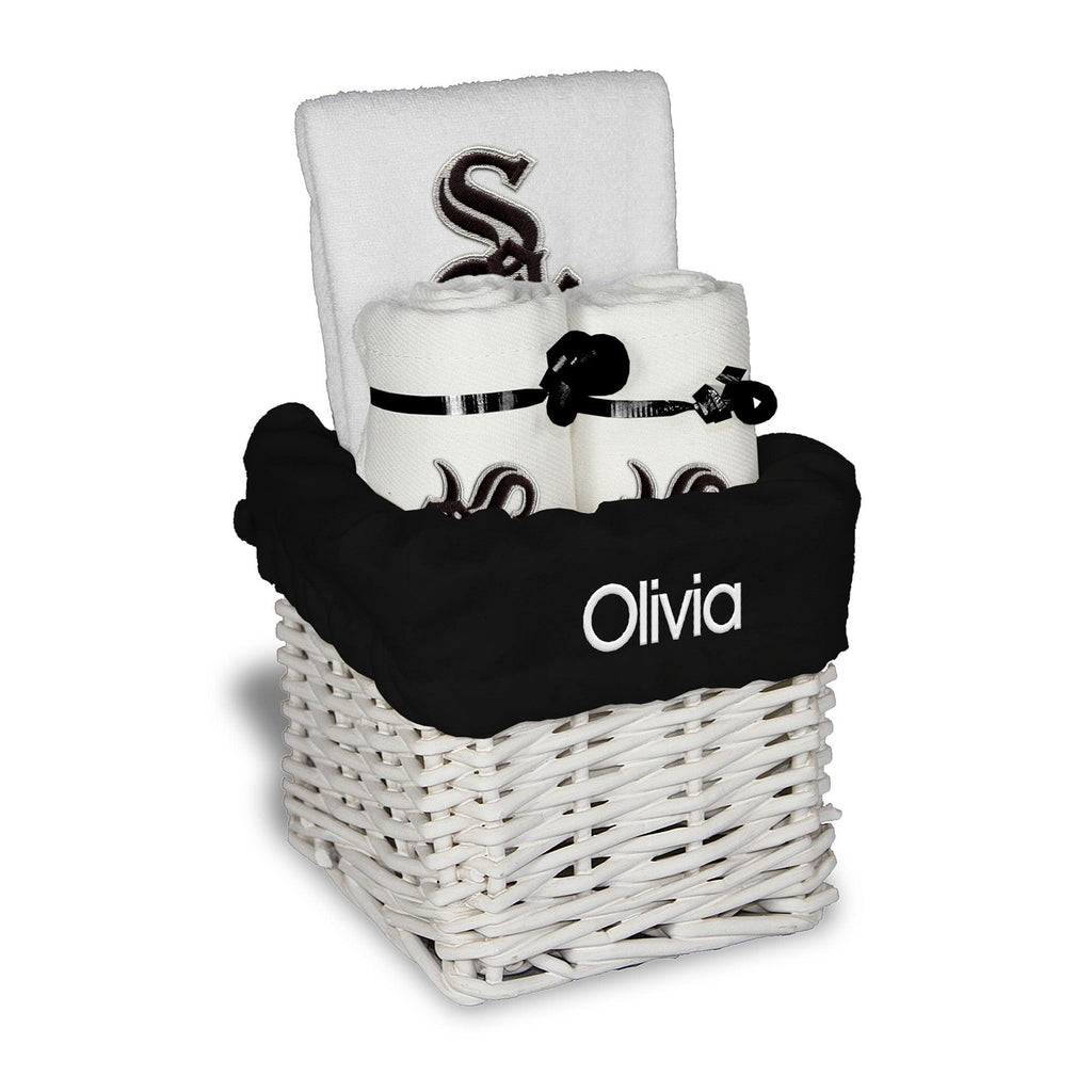 Personalized Chicago White Sox Small Basket - 4 Items - Designs by Chad & Jake