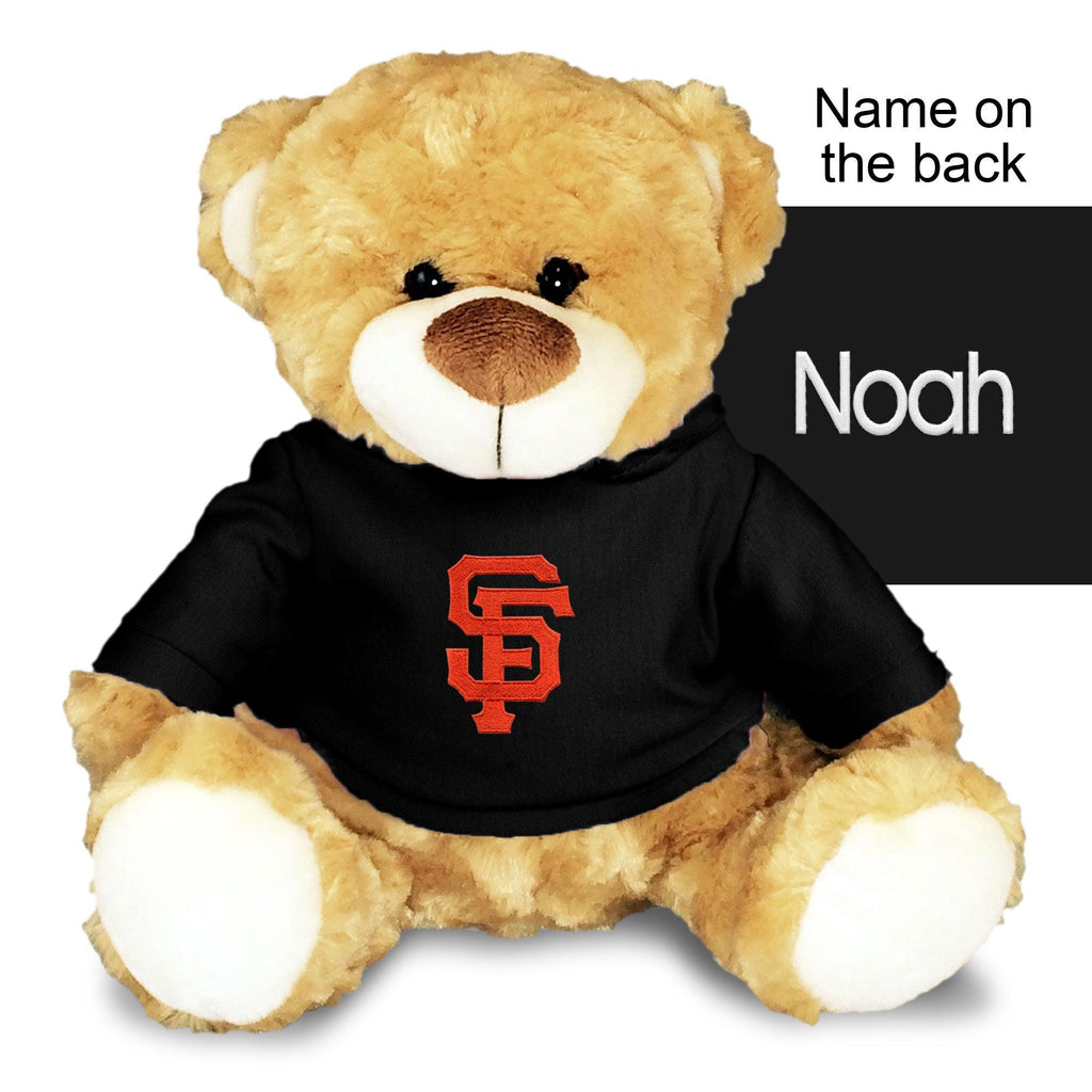 Personalized San Francisco Giants 10" Plush Bear - Designs by Chad & Jake