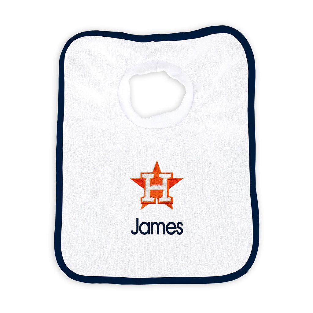 Personalized Houston Astros Pullover Bib - Designs by Chad & Jake