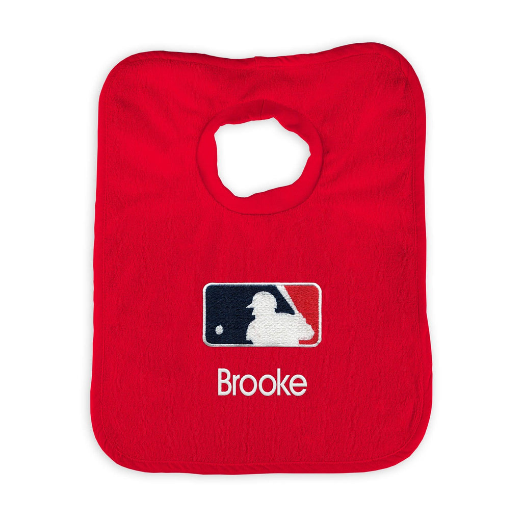 Personalized MLB Batter Baby Pullover Bib - Designs by Chad & Jake