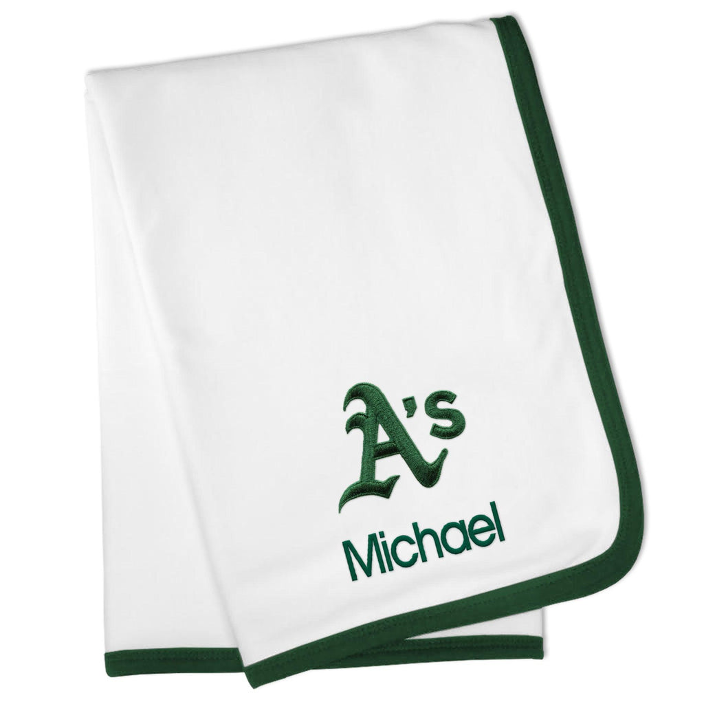 Personalized Oakland Athletics Blanket - Designs by Chad & Jake