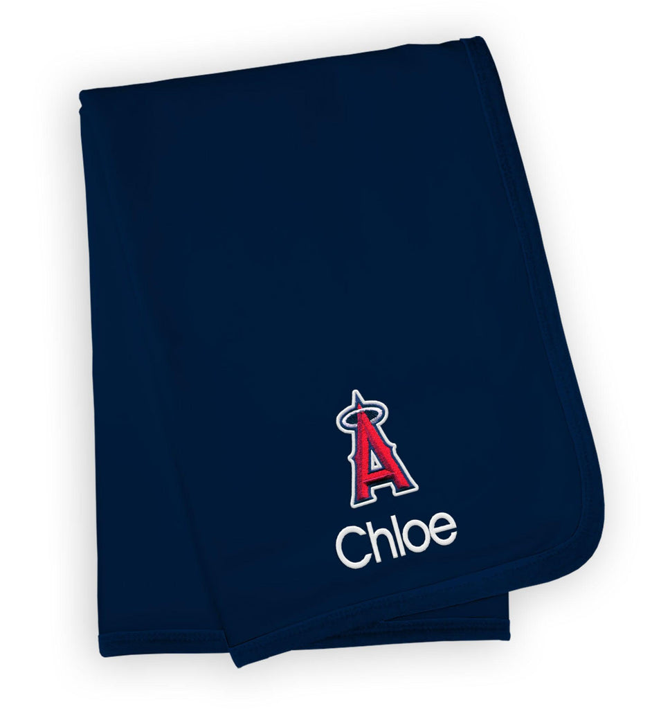 Personalized LA Angels Blanket - Designs by Chad & Jake
