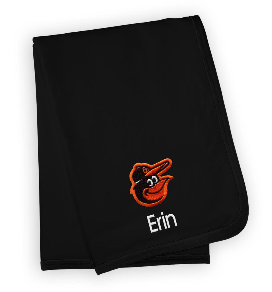 Personalized Baltimore Orioles Blanket - Designs by Chad & Jake