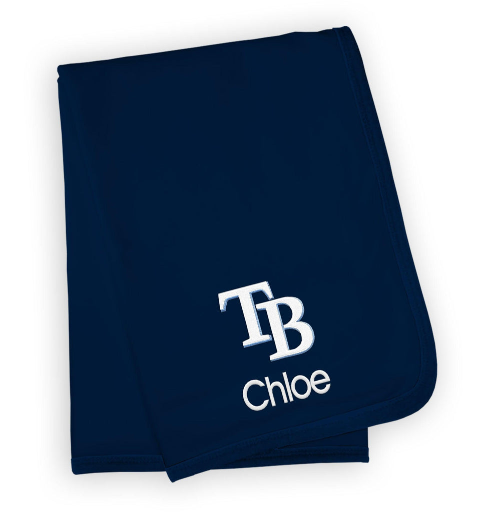 Personalized Tampa Bay Rays Blanket - Designs by Chad & Jake