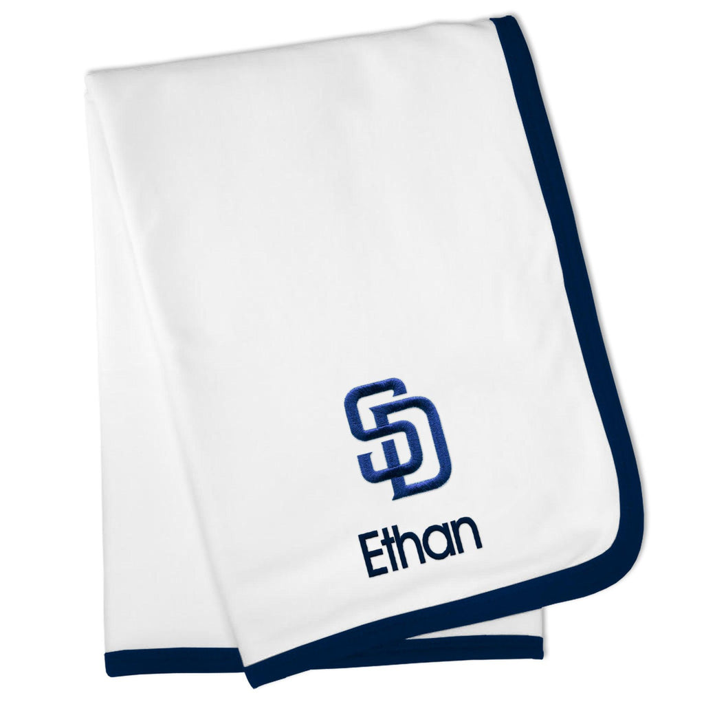 Personalized San Diego Padres Blanket - Designs by Chad & Jake