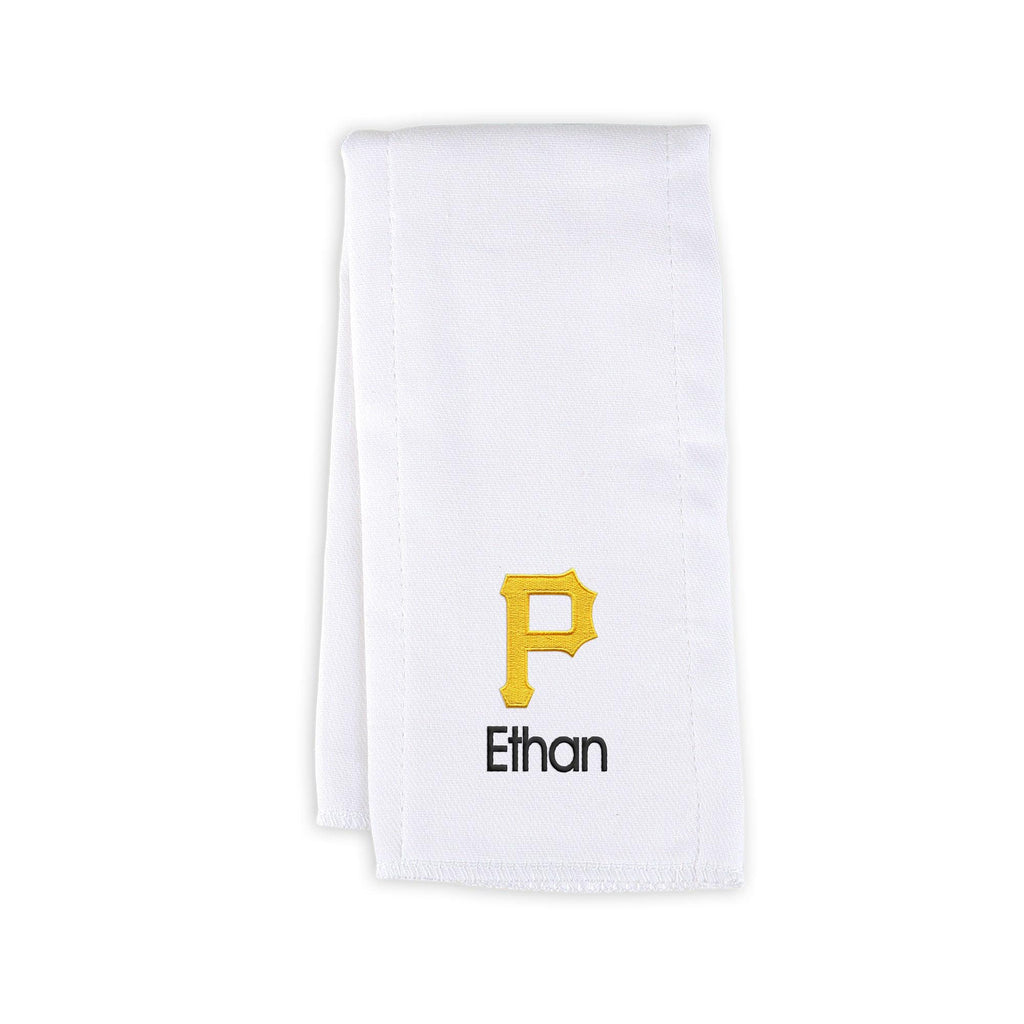 Personalized Pittsburgh Pirates Burp Cloth - Designs by Chad & Jake