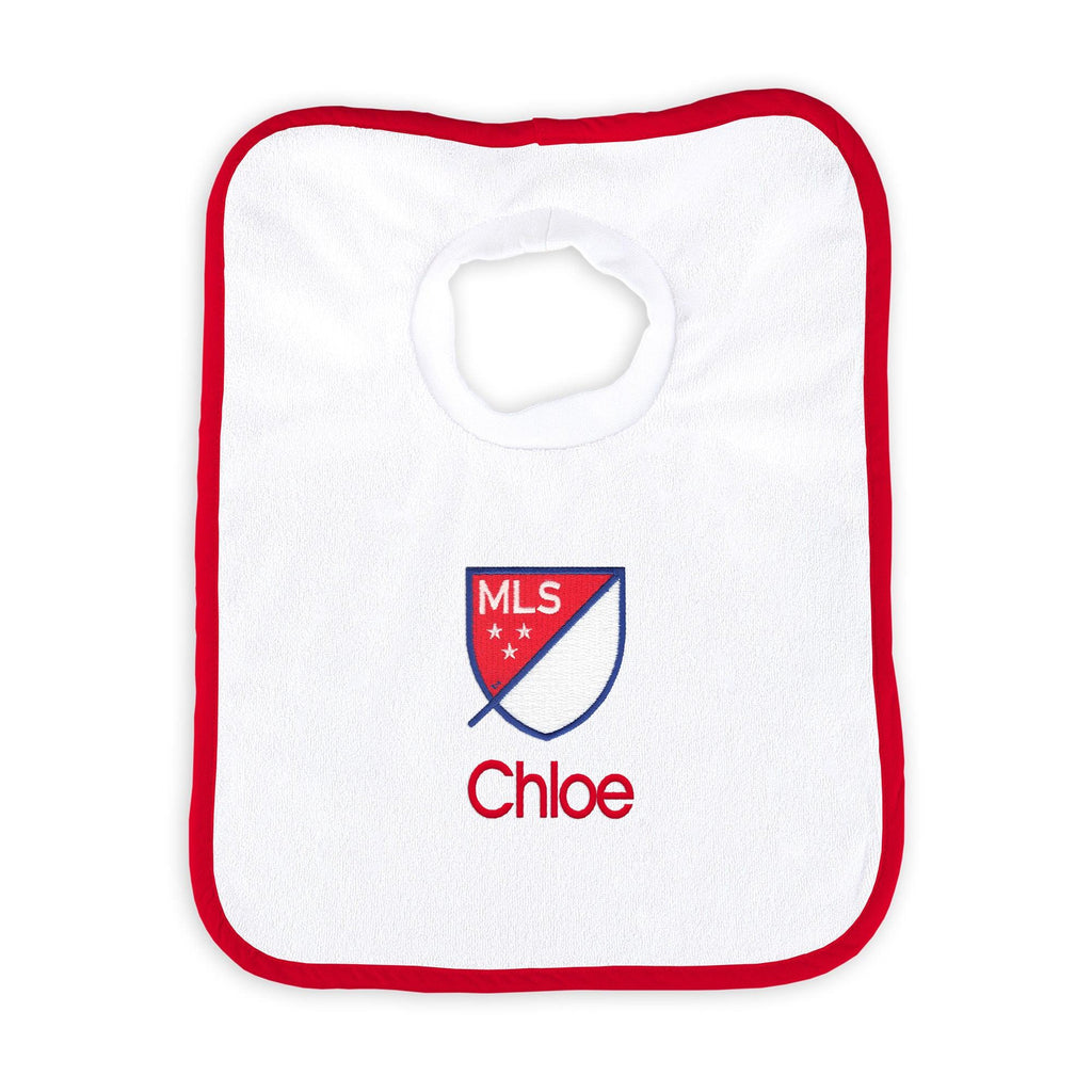 Personalized MLS Crest Bib - Designs by Chad & Jake