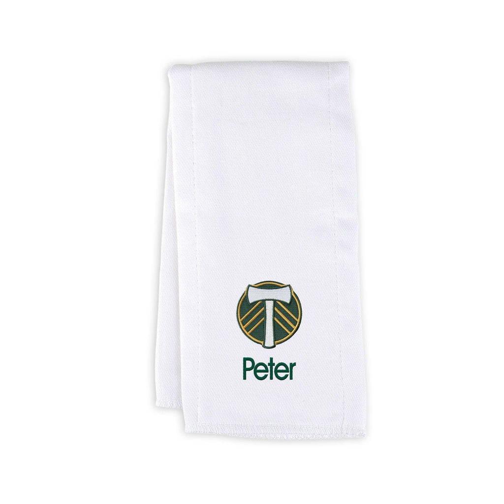 Personalized Portland Timbers Burp Cloth - Designs by Chad & Jake