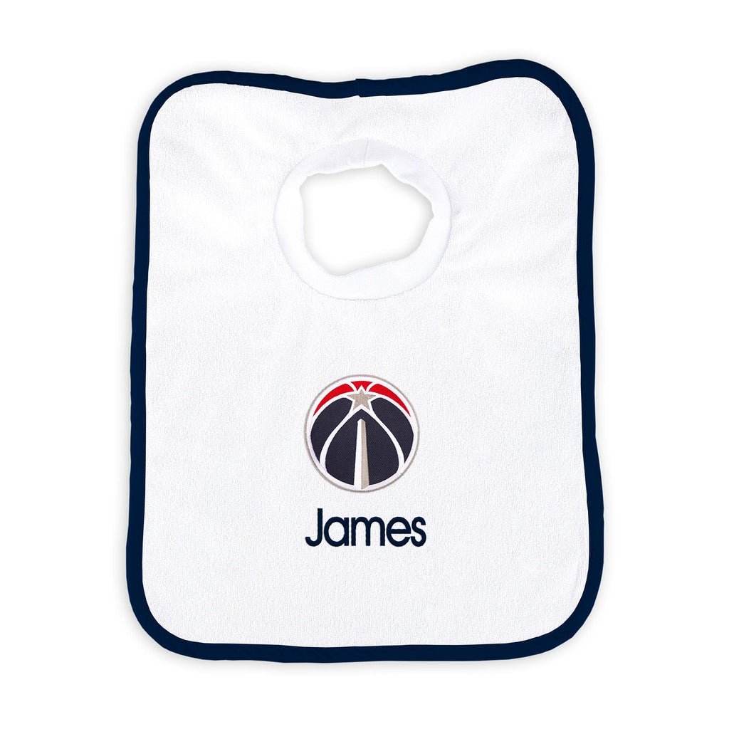 Personalized Washington Wizards Pullover Bib - Designs by Chad & Jake