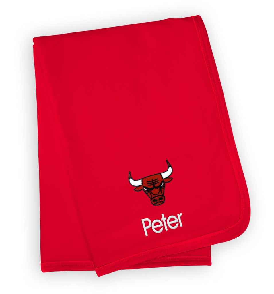 Personalized Chicago Bulls Blanket - Designs by Chad & Jake