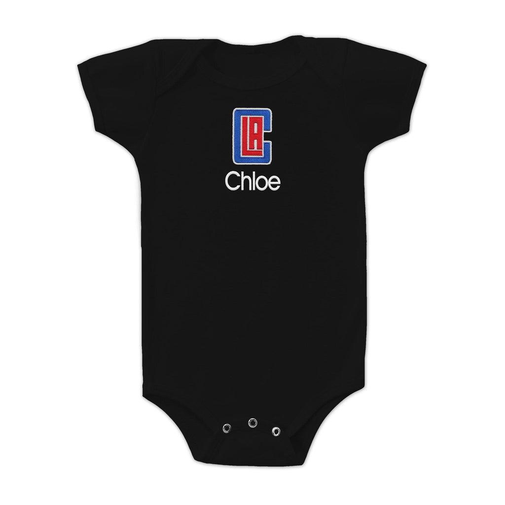 Personalized Los Angeles Clippers Bodysuit - Designs by Chad & Jake