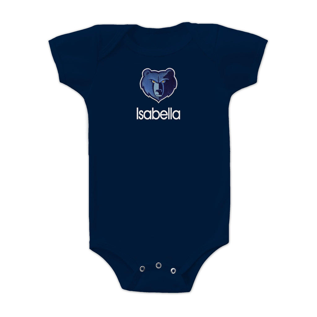Personalized Memphis Grizzlies Bodysuit - Designs by Chad & Jake