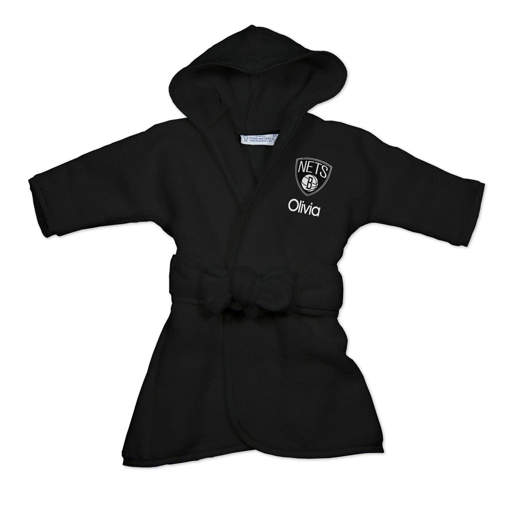 Personalized Brooklyn Nets Robe - Designs by Chad & Jake