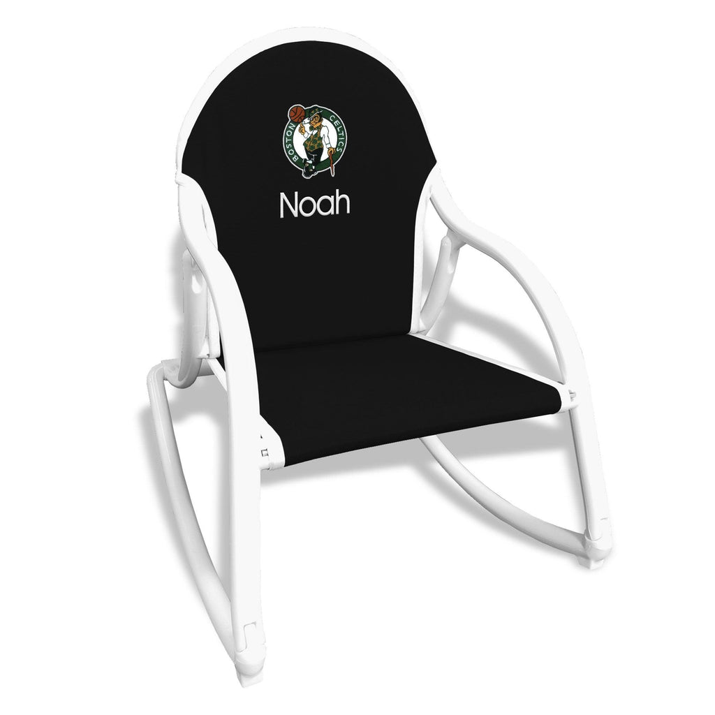 Personalized Boston Celtics Rocking Chair - Designs by Chad & Jake