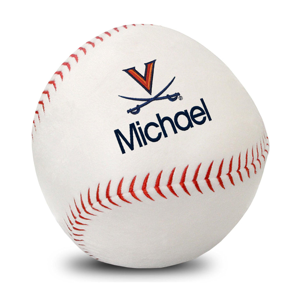 Personalized Virginia Cavaliers Plush Baseball - Designs by Chad & Jake