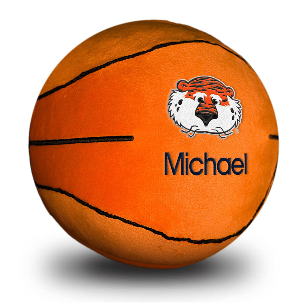 Personalized Auburn Tigers Aubie Plush Basketball - Designs by Chad & Jake