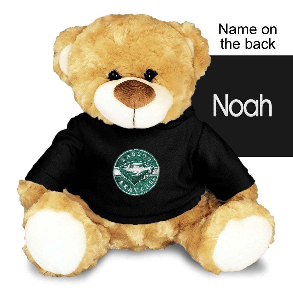 Personalized Babson Beavers 10" Plush Bear - Designs by Chad & Jake