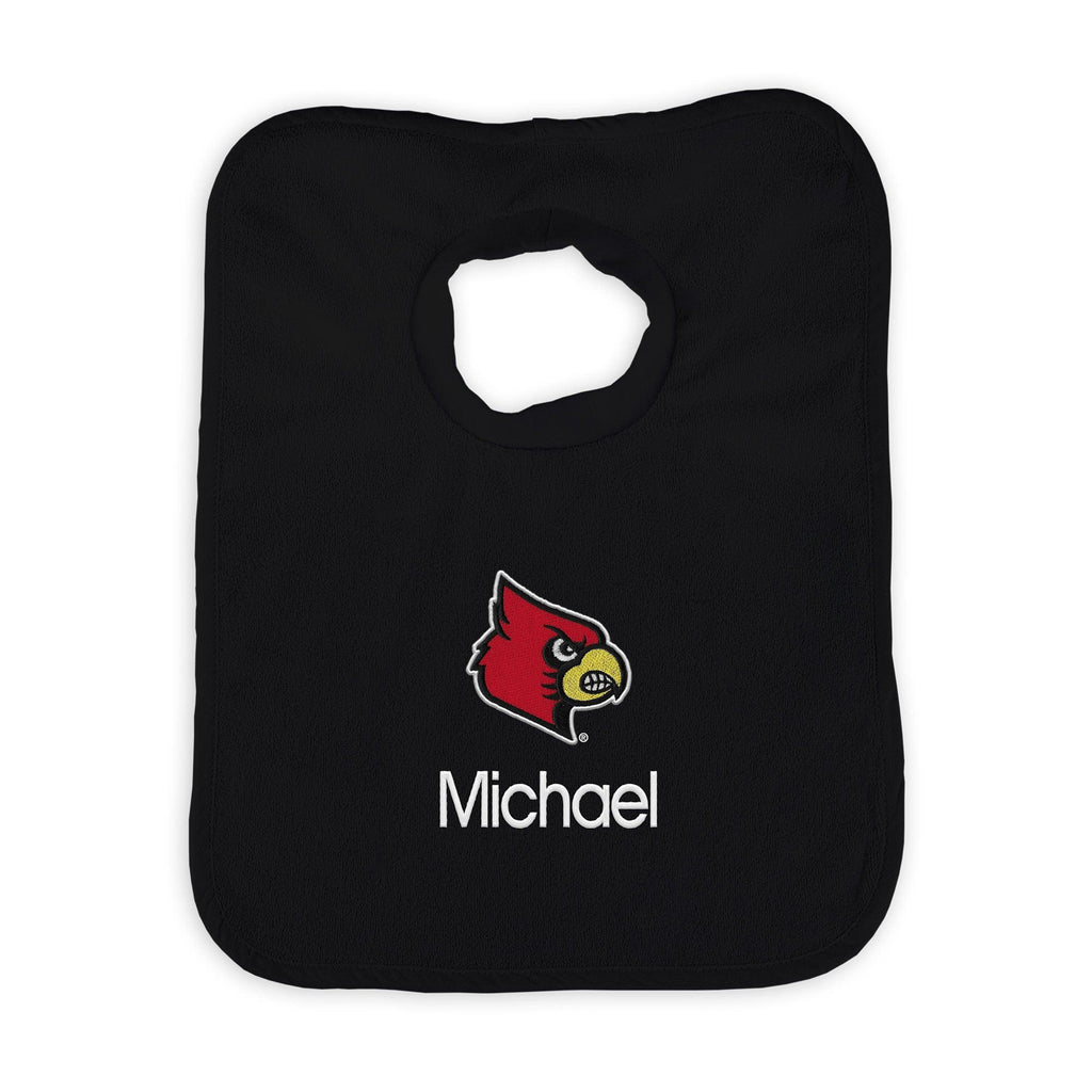 Personalized Louisville Cardinals Bib - Designs by Chad & Jake