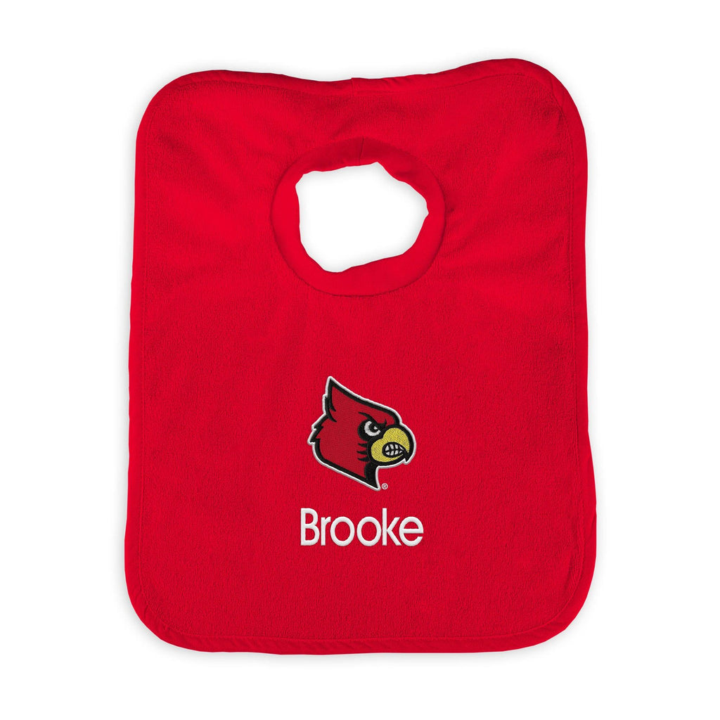 Personalized Louisville Cardinals Bib - Designs by Chad & Jake