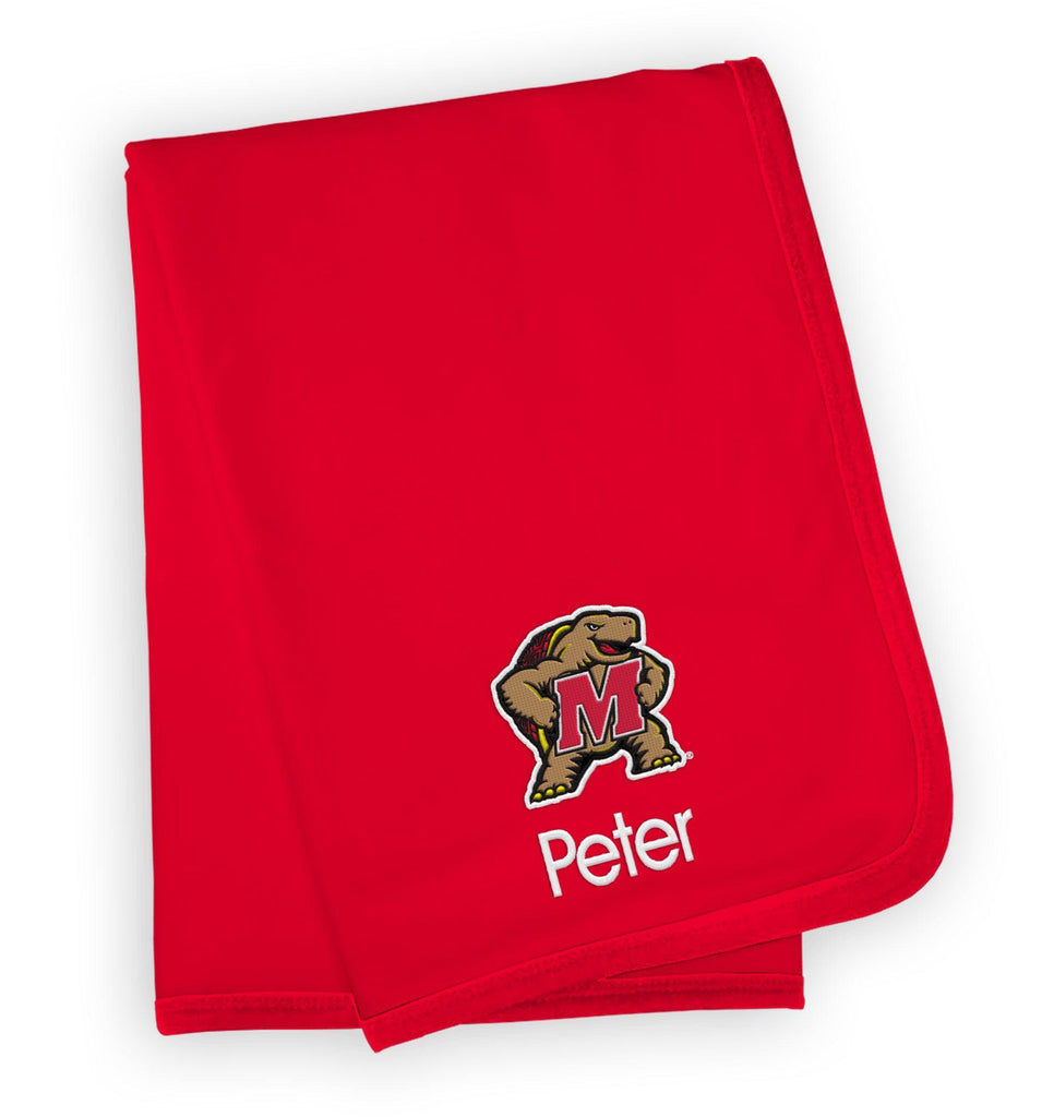 Personalized Maryland Terrapins Blanket - Designs by Chad & Jake