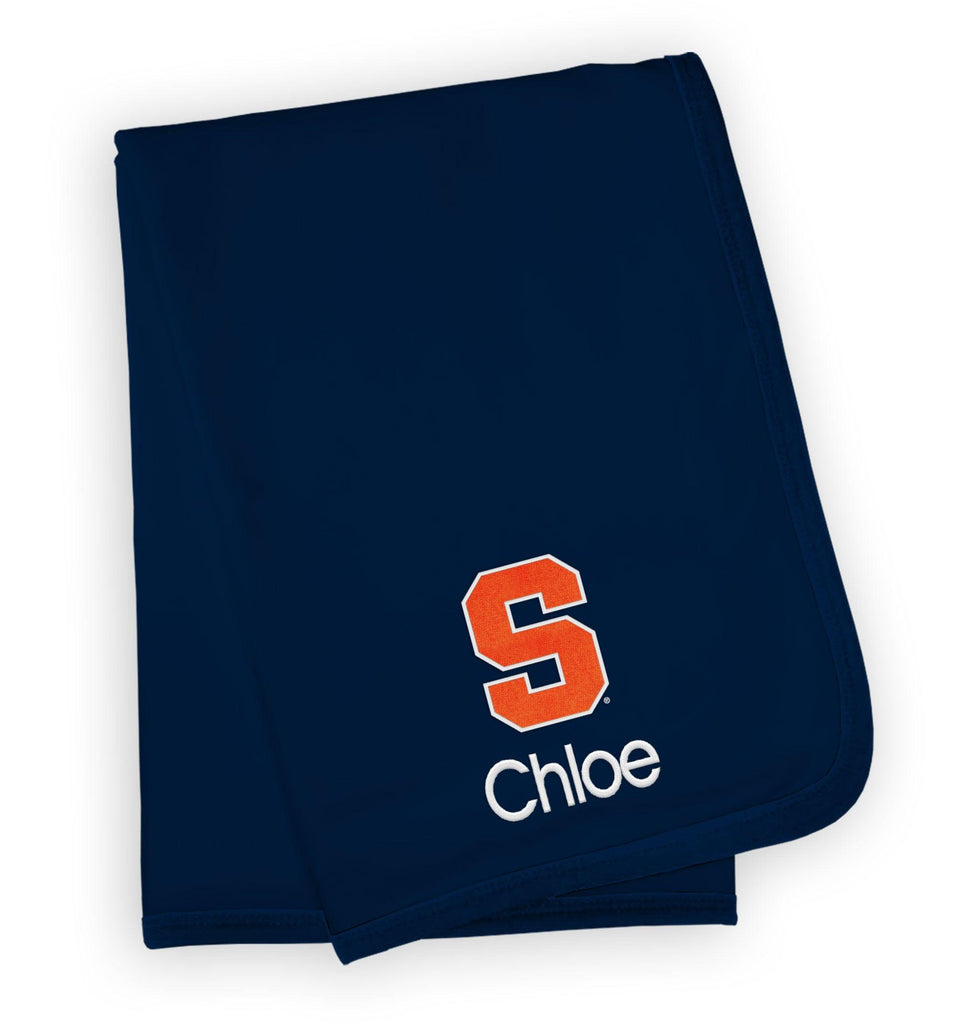 Personalized Syracuse Orange Blanket - Designs by Chad & Jake