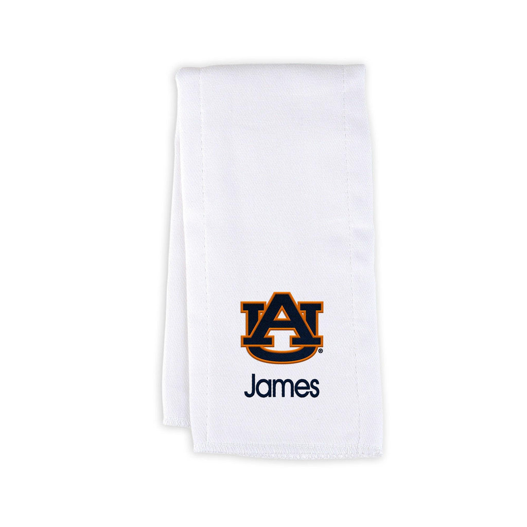 Personalized Auburn Tigers Burp Cloth - Designs by Chad & Jake