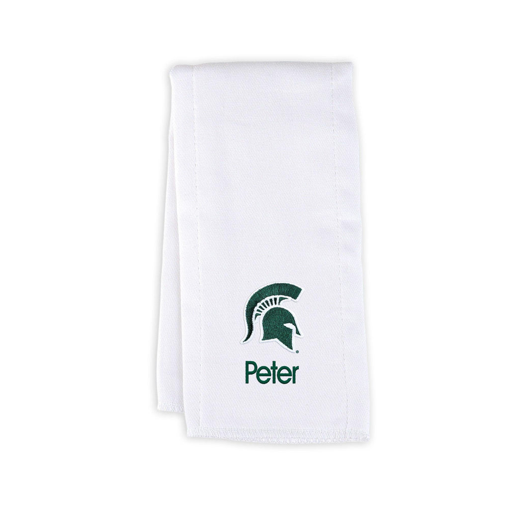 Personalized Michigan State Spartans Burp Cloth - Designs by Chad & Jake