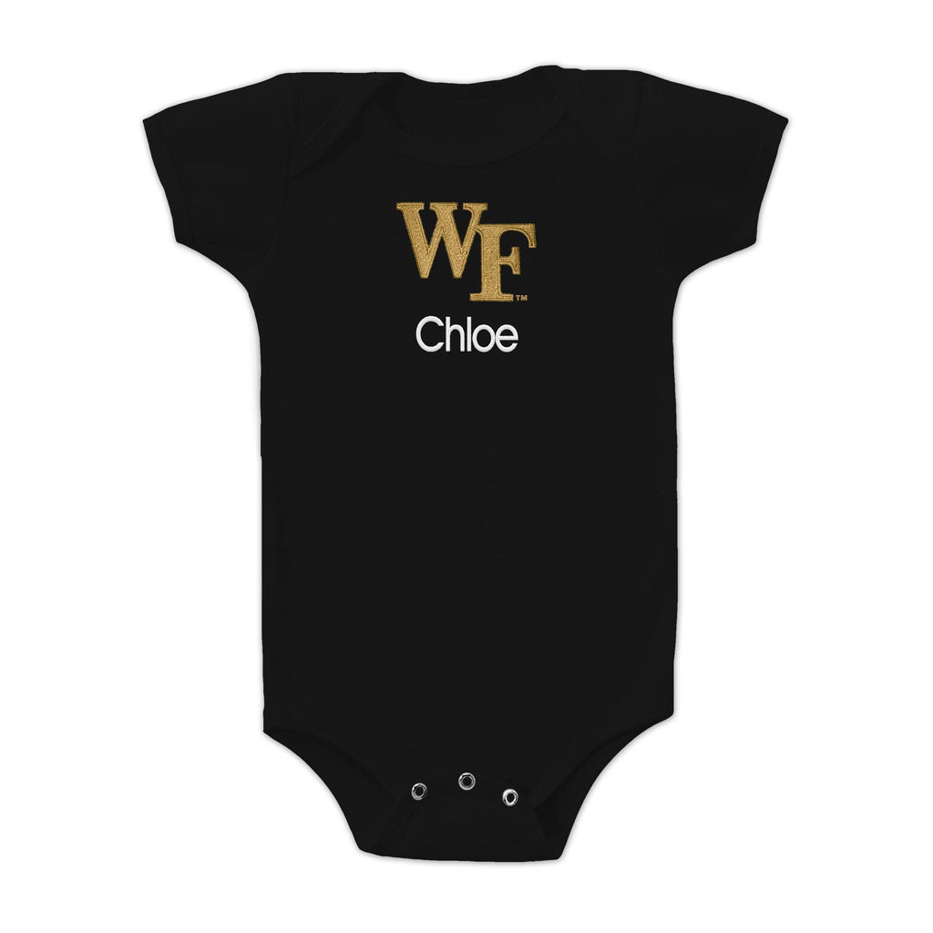 Personalized Wake Forest Demon Deacons Bodysuit - Designs by Chad & Jake