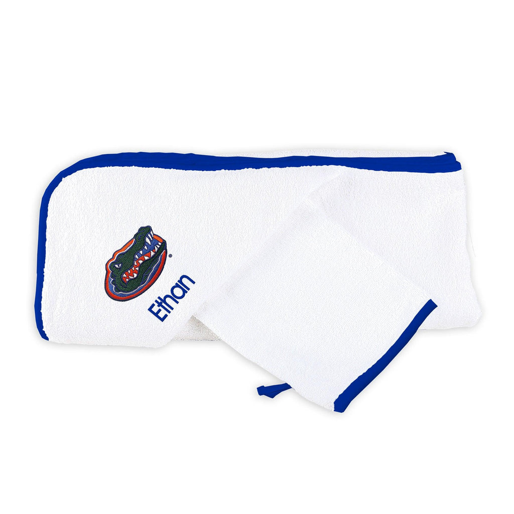 Personalized Florida Gators Towel and Wash Cloth Set - Designs by Chad & Jake