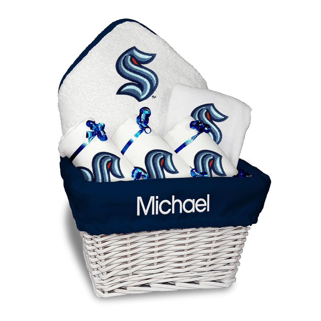 Personalized Seattle Kraken Medium Basket - 6 Items - Designs by Chad & Jake