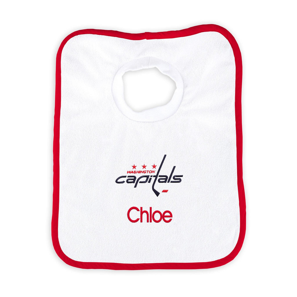 Personalized Washington Capitals Bib - Designs by Chad & Jake
