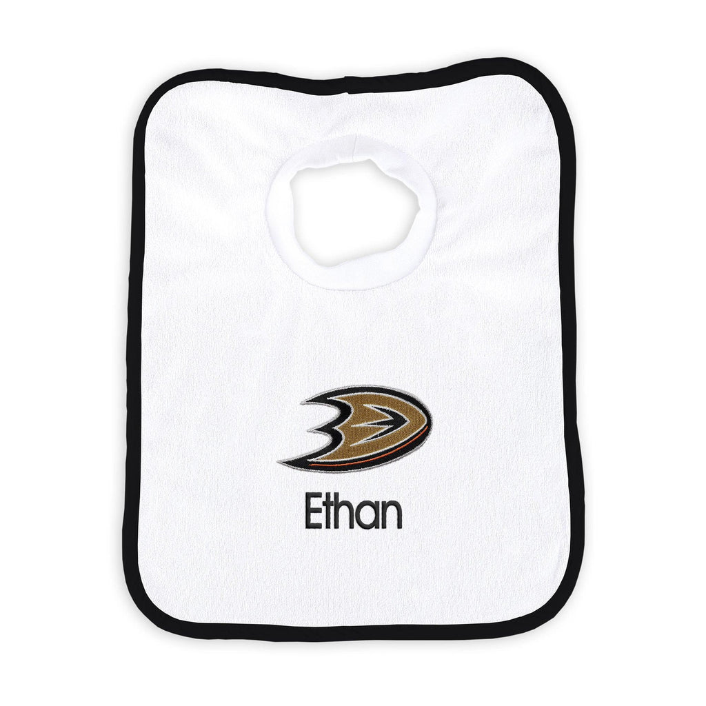 Personalized Anaheim Ducks Bib - Designs by Chad & Jake